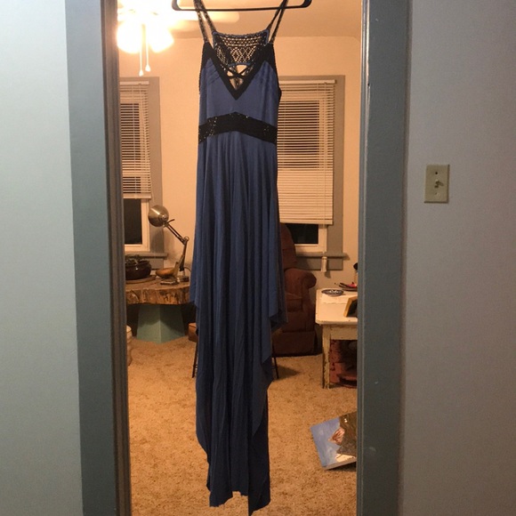 Free People violet maxi dress. - Picture 4 of 5